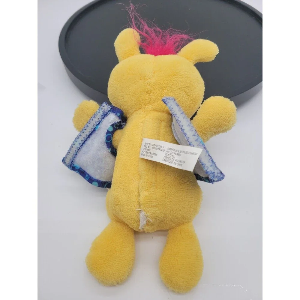 2010 Sing a Ma Jigs Plush Toy Fisher Price 10” Yellow W/ Blue Shirt Working
